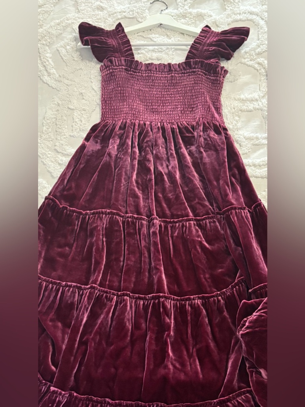 Hill House Ellie Nap Dress in Burgundy Velvet